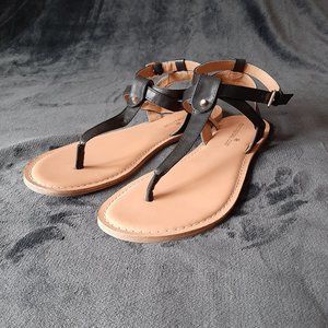Montego Bay Black Strap Sandals